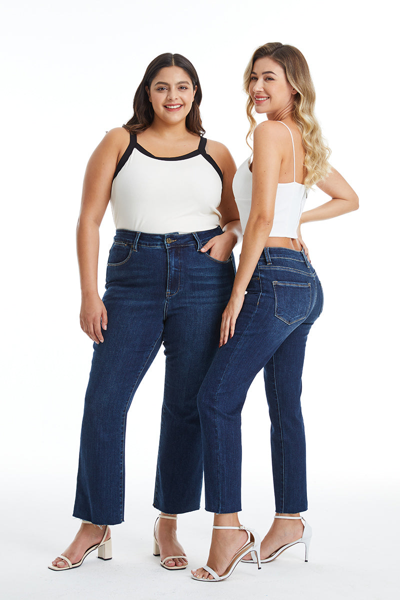 MID RISE STRAIGHT LEG JEANS BYT5001-P DB