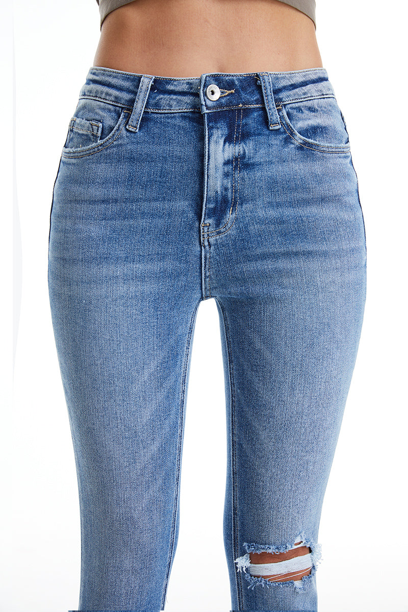 HIGH RISE CROP SKINNY JEANS BYS2119