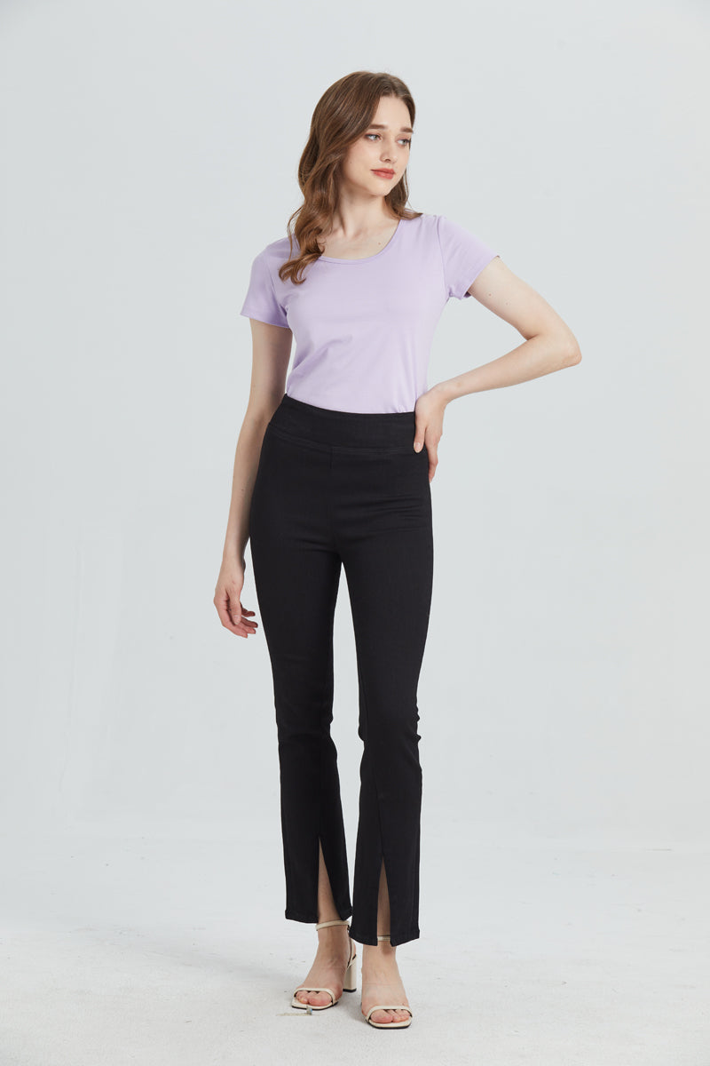 HIGH RISE FLARE JEANS BYF1070
