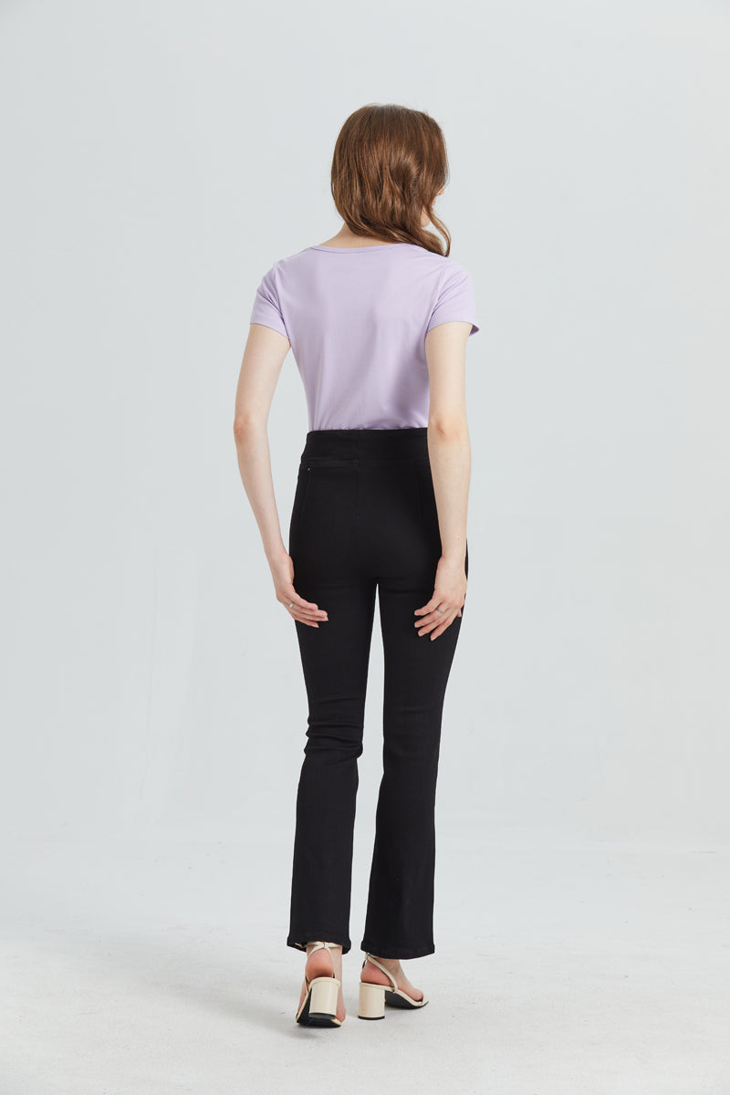 HIGH RISE FLARE JEANS BYF1070