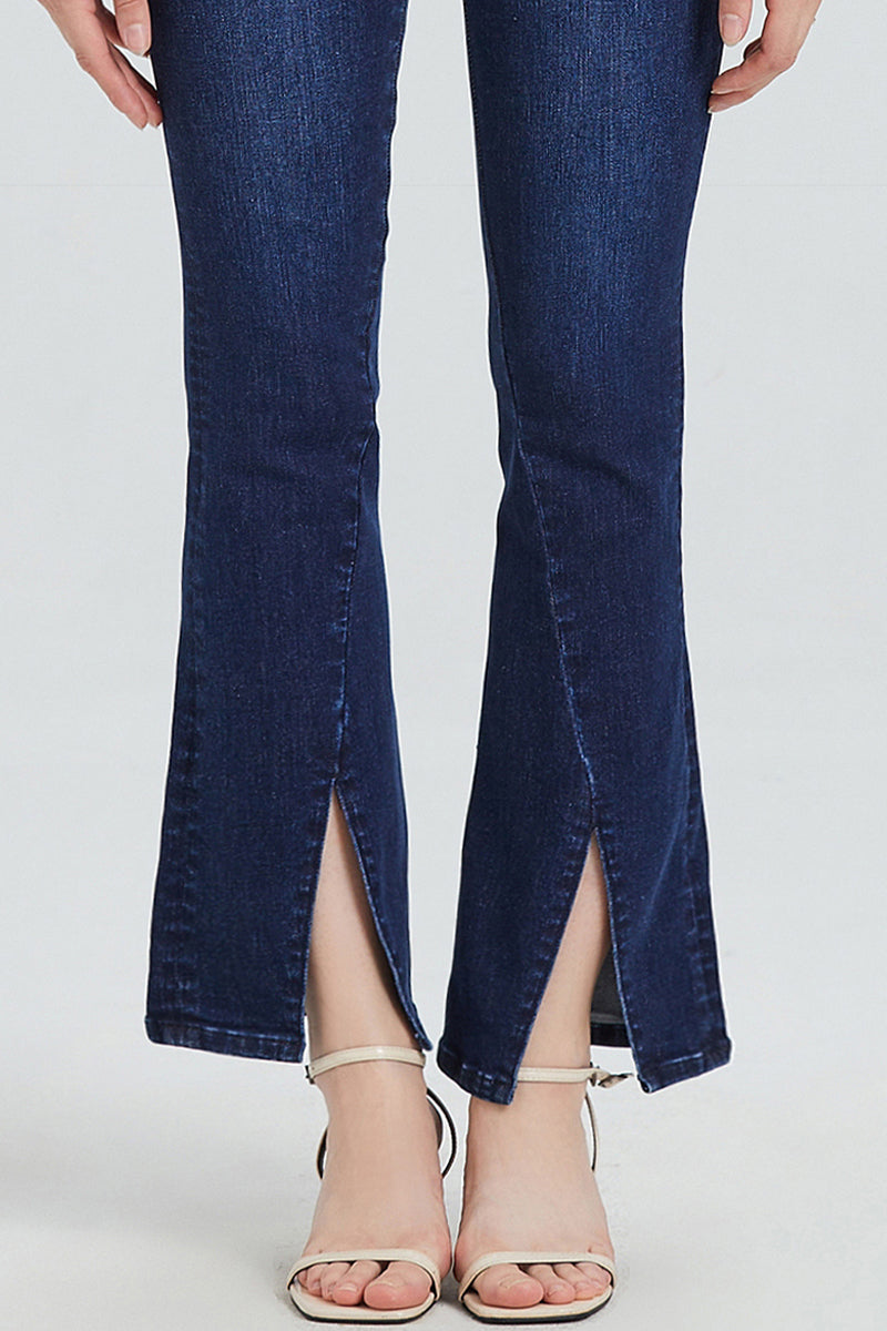 HIGH RISE FLARE JEANS BYF1072