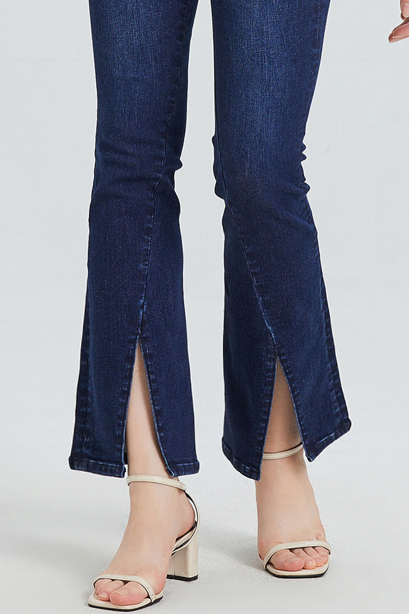 HIGH RISE FLARE JEANS BYF1072
