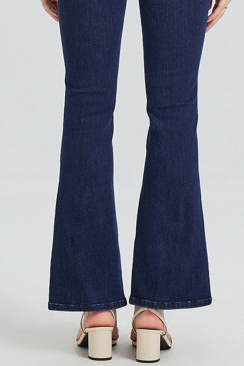 HIGH RISE FLARE JEANS BYF1072