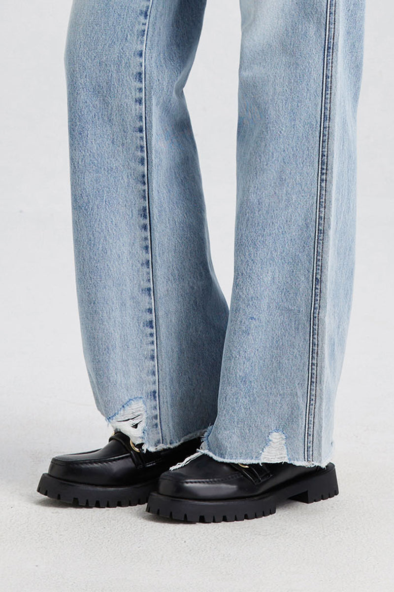 HIGH RISE WIDE LEG JEANS BYW8004