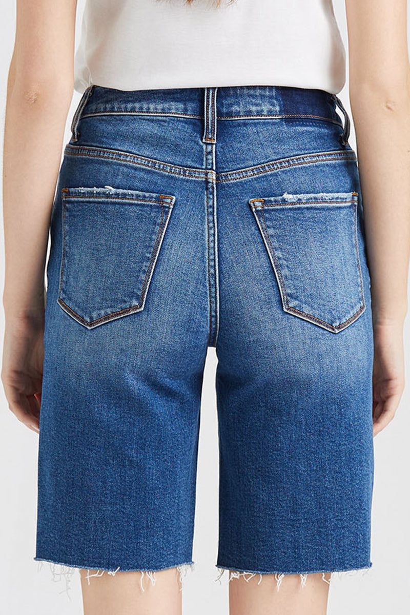 HIGH RISE DENIM SHORTS BYH6017