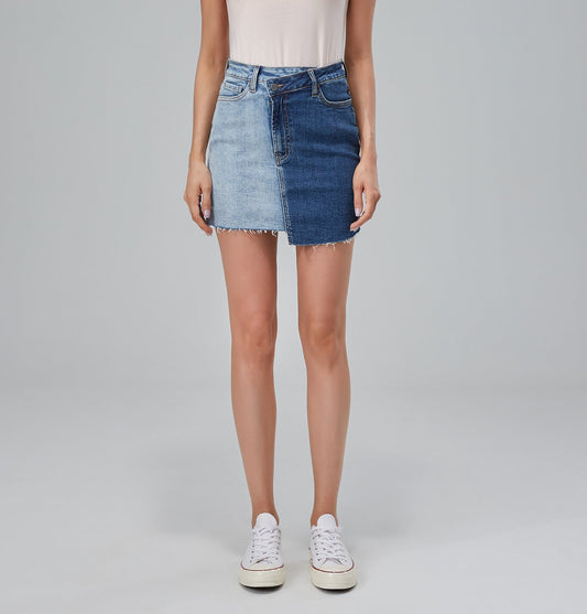 HIGH RISE DENIM SKIRTS BYK7003