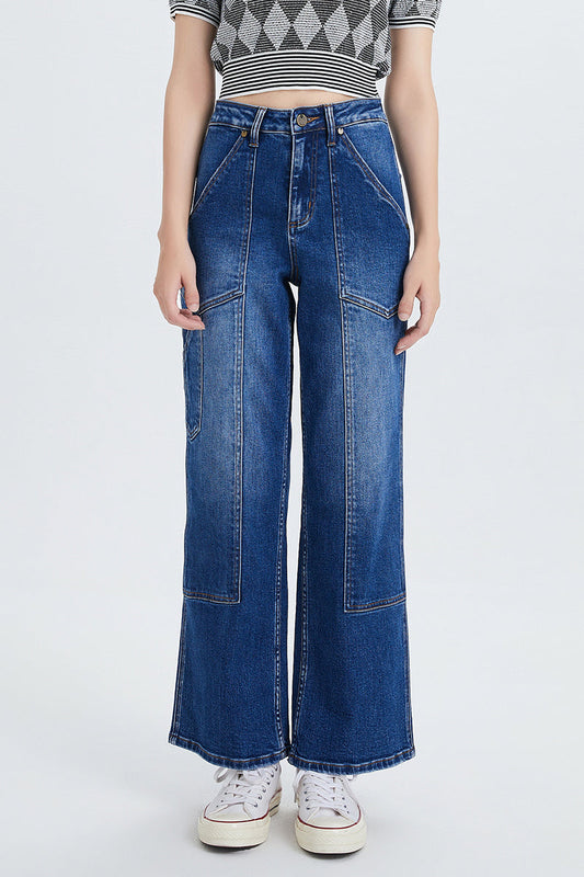 HIGH RISE WIDE STRAIGHT CROP BYW8099