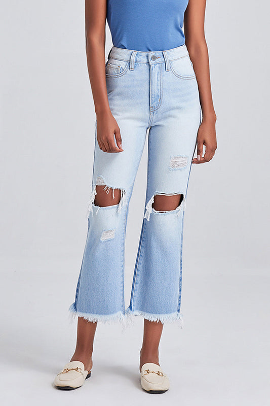 HIGH RISE STRAIGHT LEG JEANS BYT5120