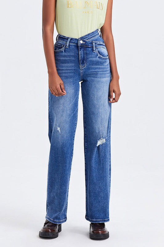 HIGH RISE WIDE LEG JEANS BYW8003