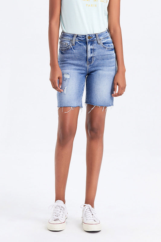 MID RISE DENIM SHORTS BYH6013