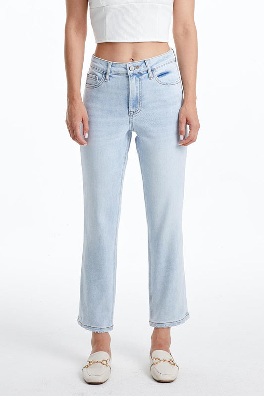 HIGH RISE STRAIGHT LEG JEANS BYT5145 LB