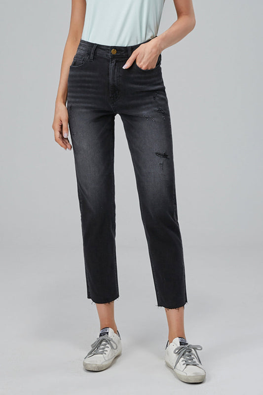 HIGH RISE MOM JEANS BYM3013