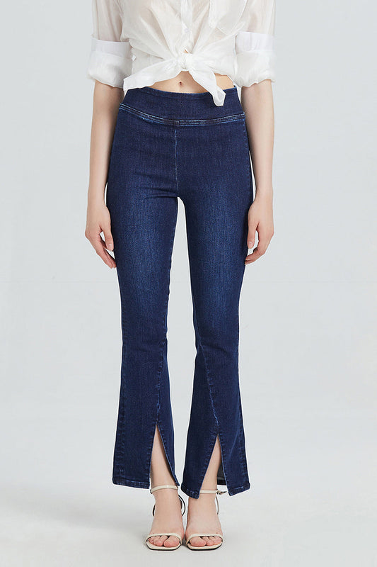 HIGH RISE FLARE JEANS BYF1072
