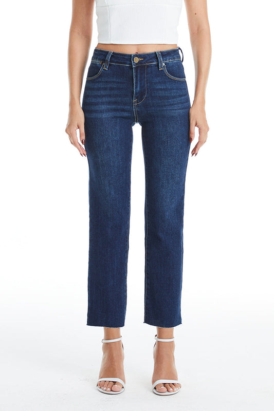 MID RISE STRAIGHT LEG JEANS BYT5001 DB