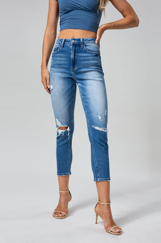 HIGH RISE MOM JEANS BYM3003
