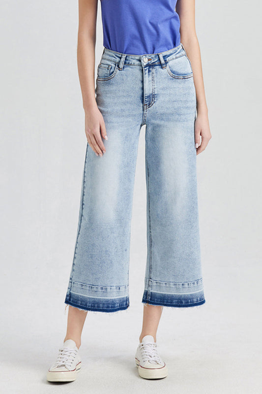 HIGH RISE WIDE LEG JEANS BYW8006