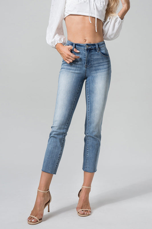 MID RISE STRAIGHT LEG JEANS BYT5001LB