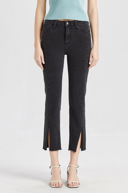HIGH RISE STRAIGHT LEG JEANS BYT5111