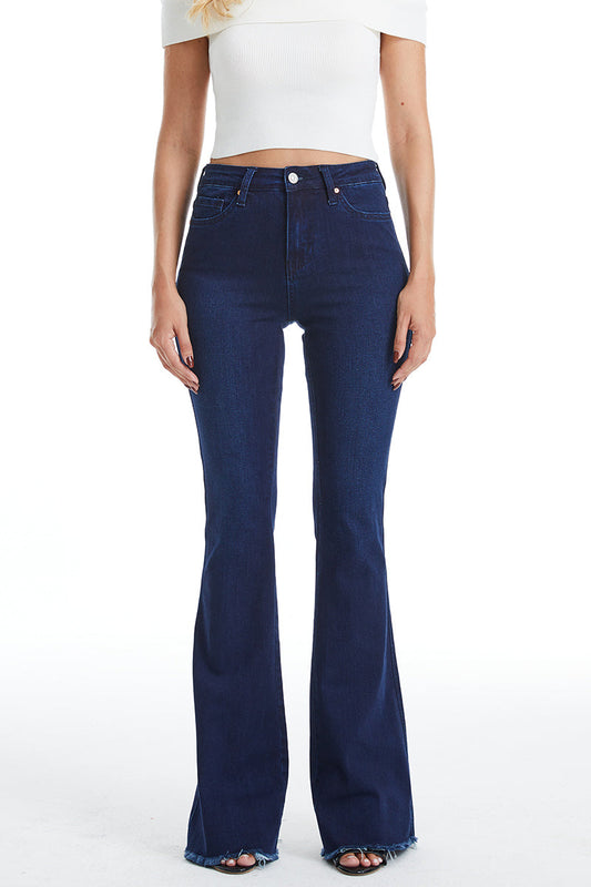 HIGH RISE FLARE JEANS BYF1105