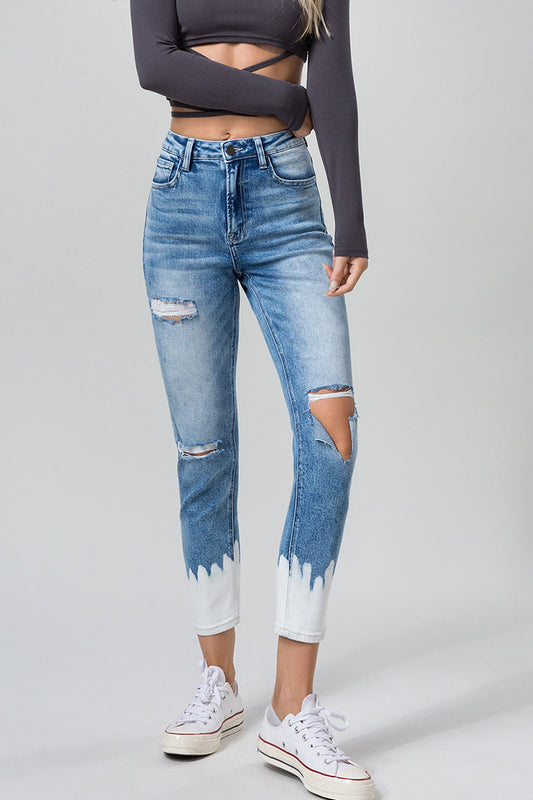 HIGH RISE MOM JEANS BYM3005