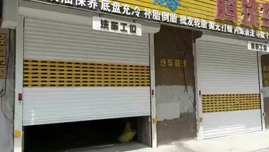 Roller shutter door